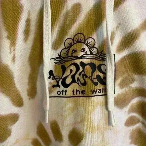 Off the wall VANS tie dye pullover hoodie size Large - Picture 6 of 11